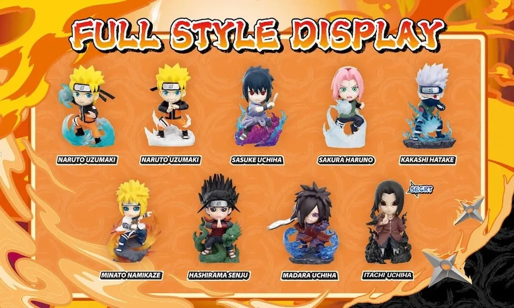 Naruto Shippuden Chronicles Great Ninja War Series Vol.1 Blind Box - 1 Unidade Aleatória